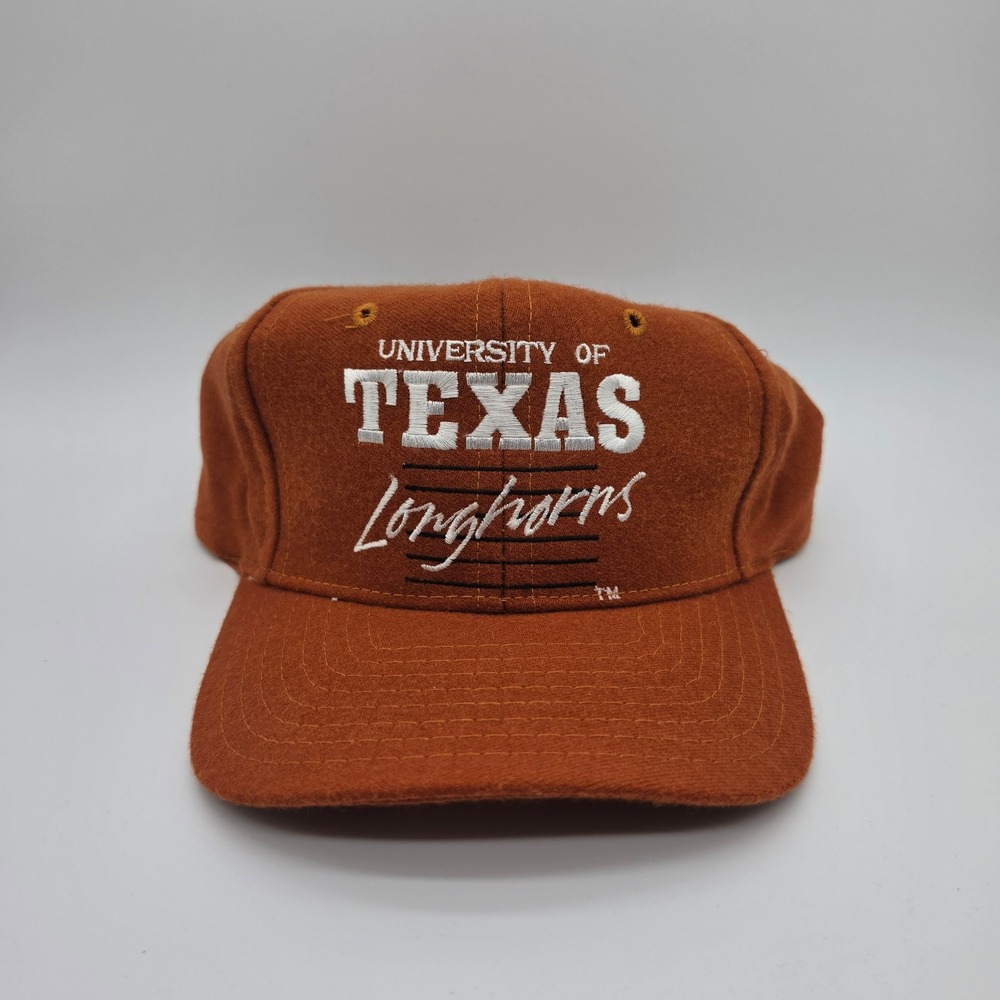 Vintage Texas Longhorns Hat Signature Designer Award Snapback Burnt Orange UT